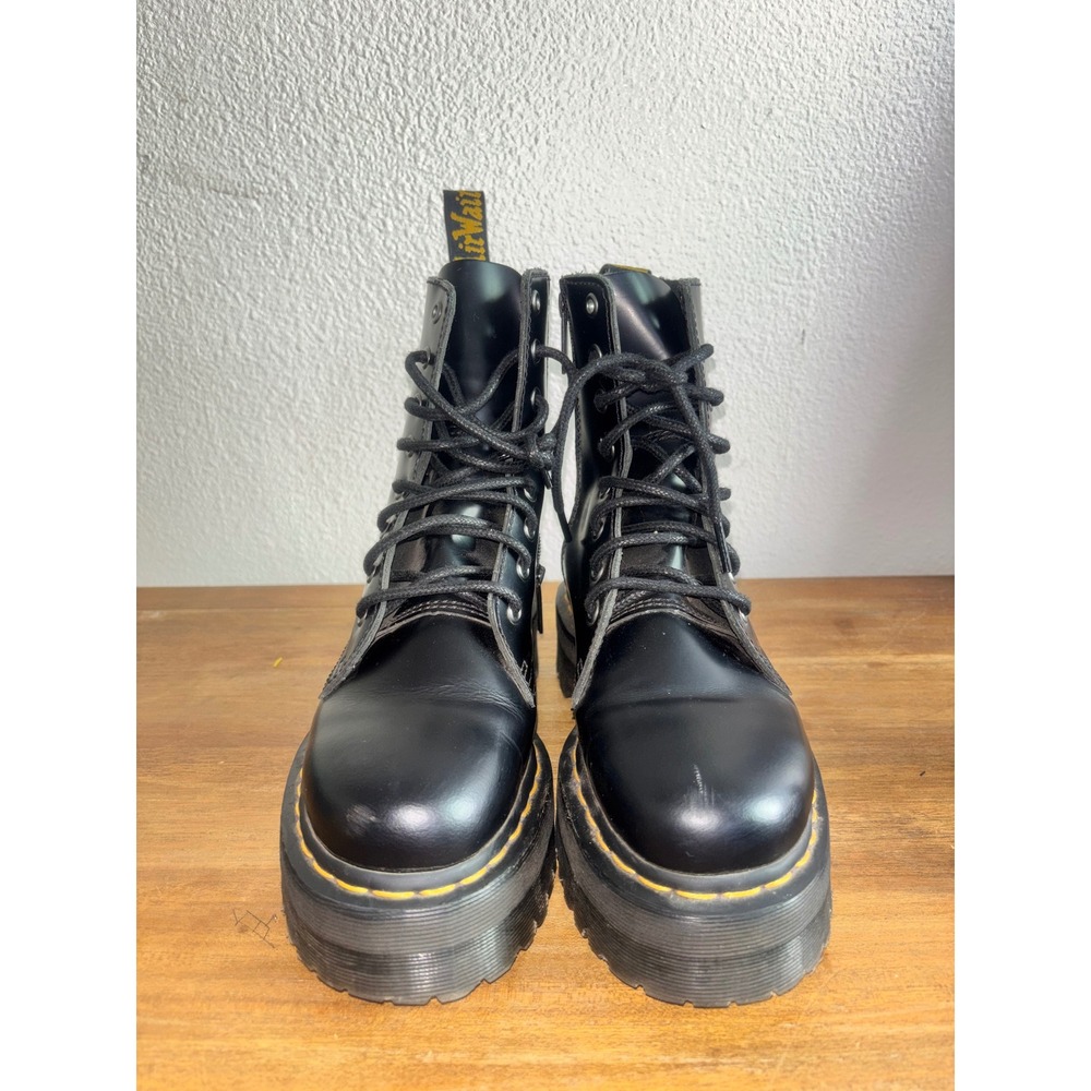 Dr. Martens 1460 Jadon Leather Platform Boots Men's Size 7 black